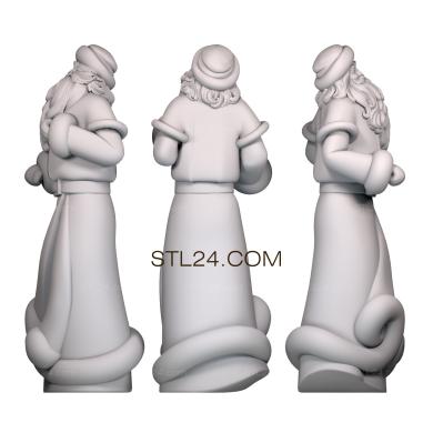 Statuette (STK_0230) 3D models for cnc